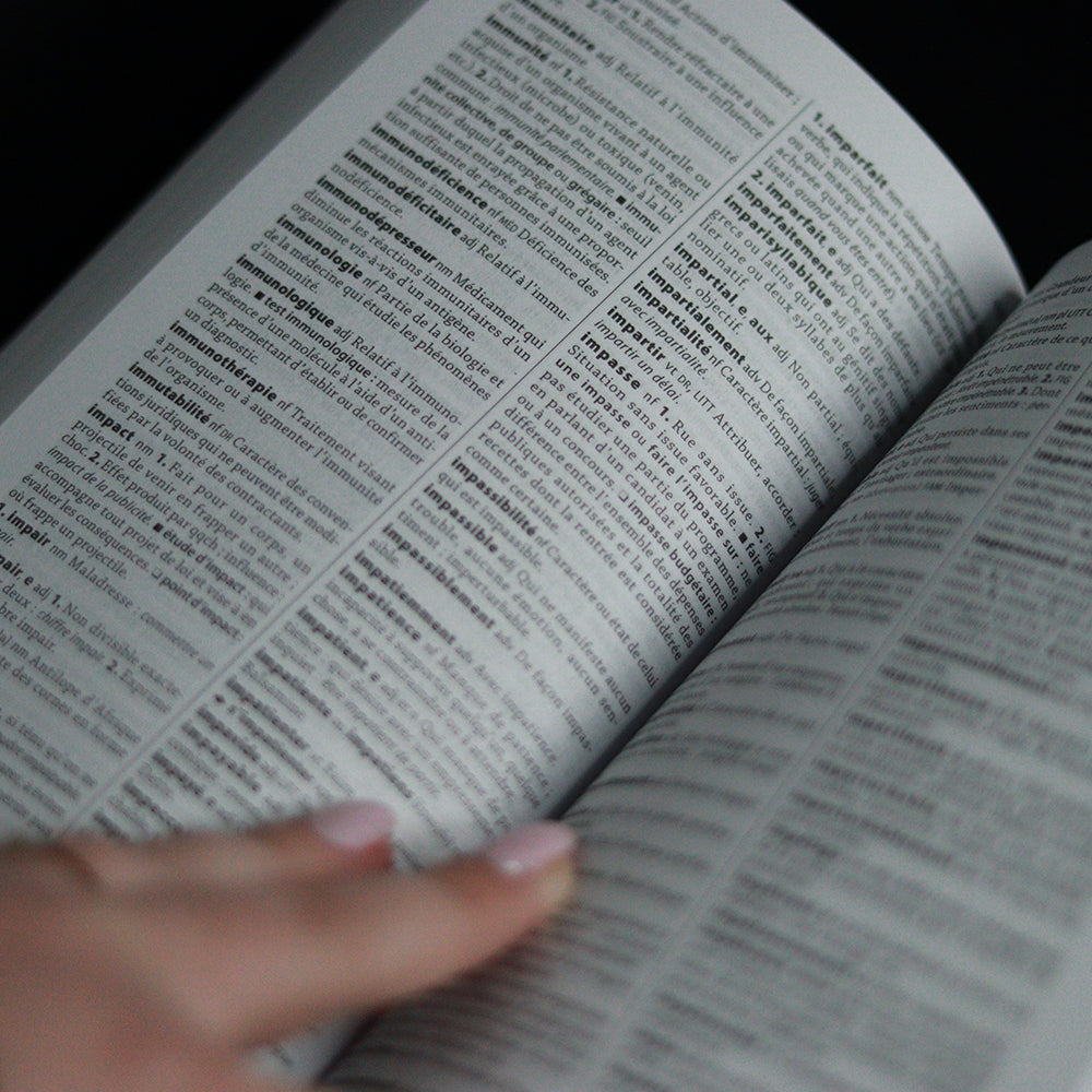 Dictionnaire EJO Book Test