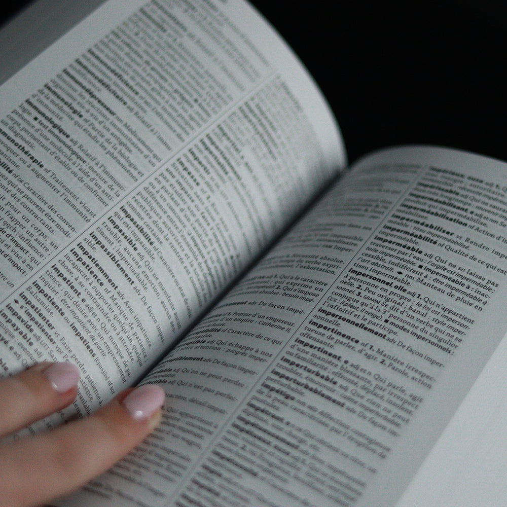Dictionnaire EJO Book Test