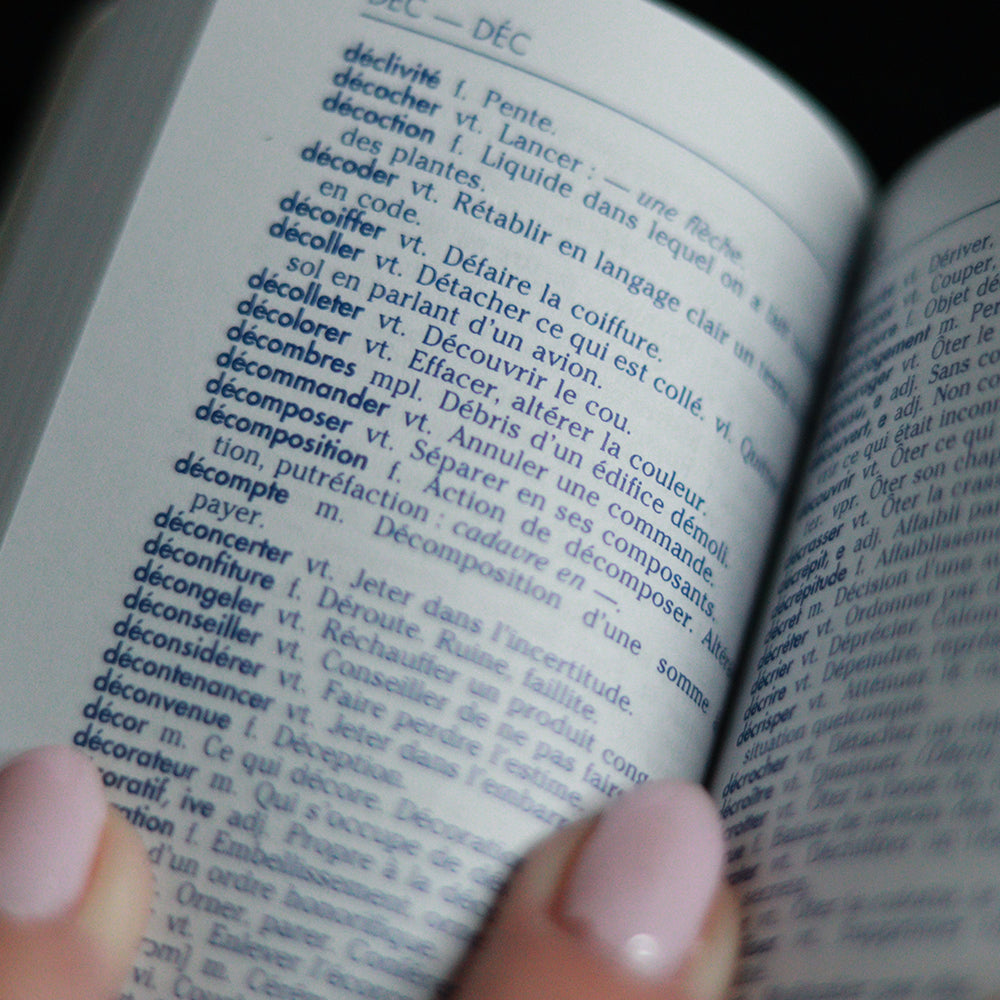 Dictionnaire EJO Book Test