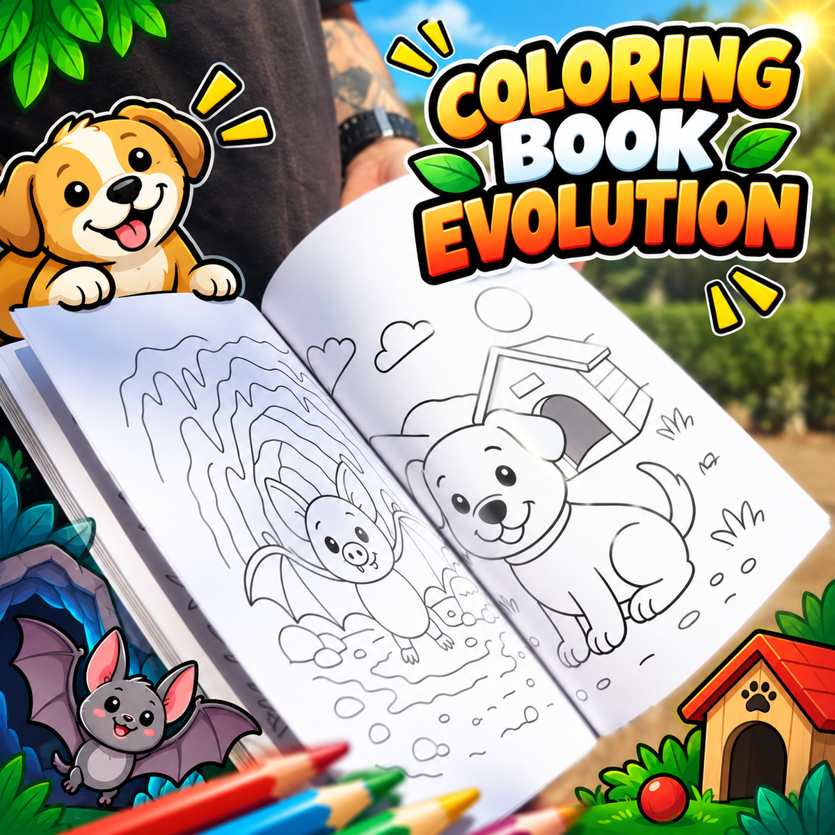 Coloring Book Evolution - Livre Edition Safari