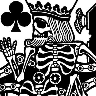 ROYAL KARNAGE - tour de magie avec rois cannibale squelette de Mickael STUTZINGER