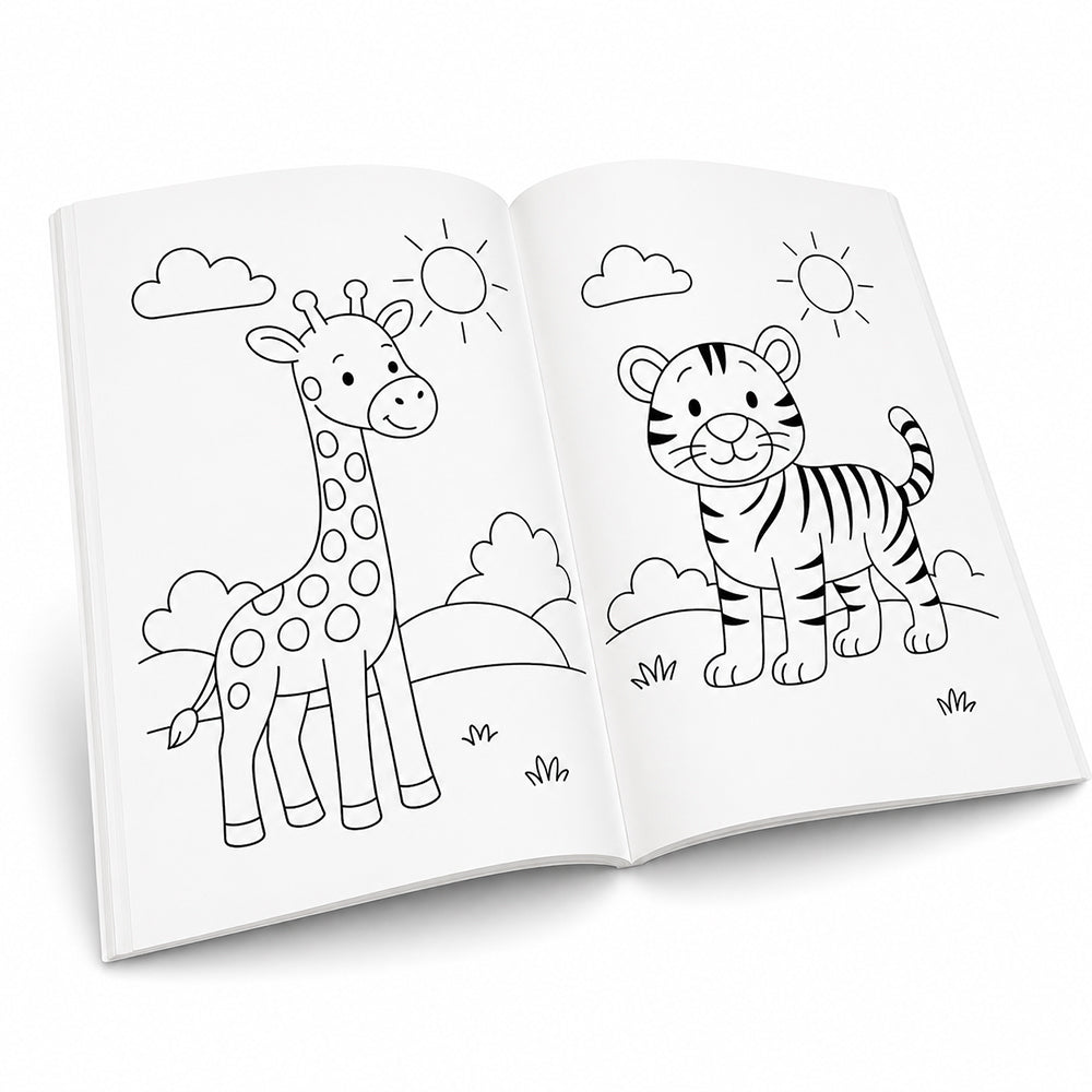 Coloring Book Evolution - Livre Edition Safari