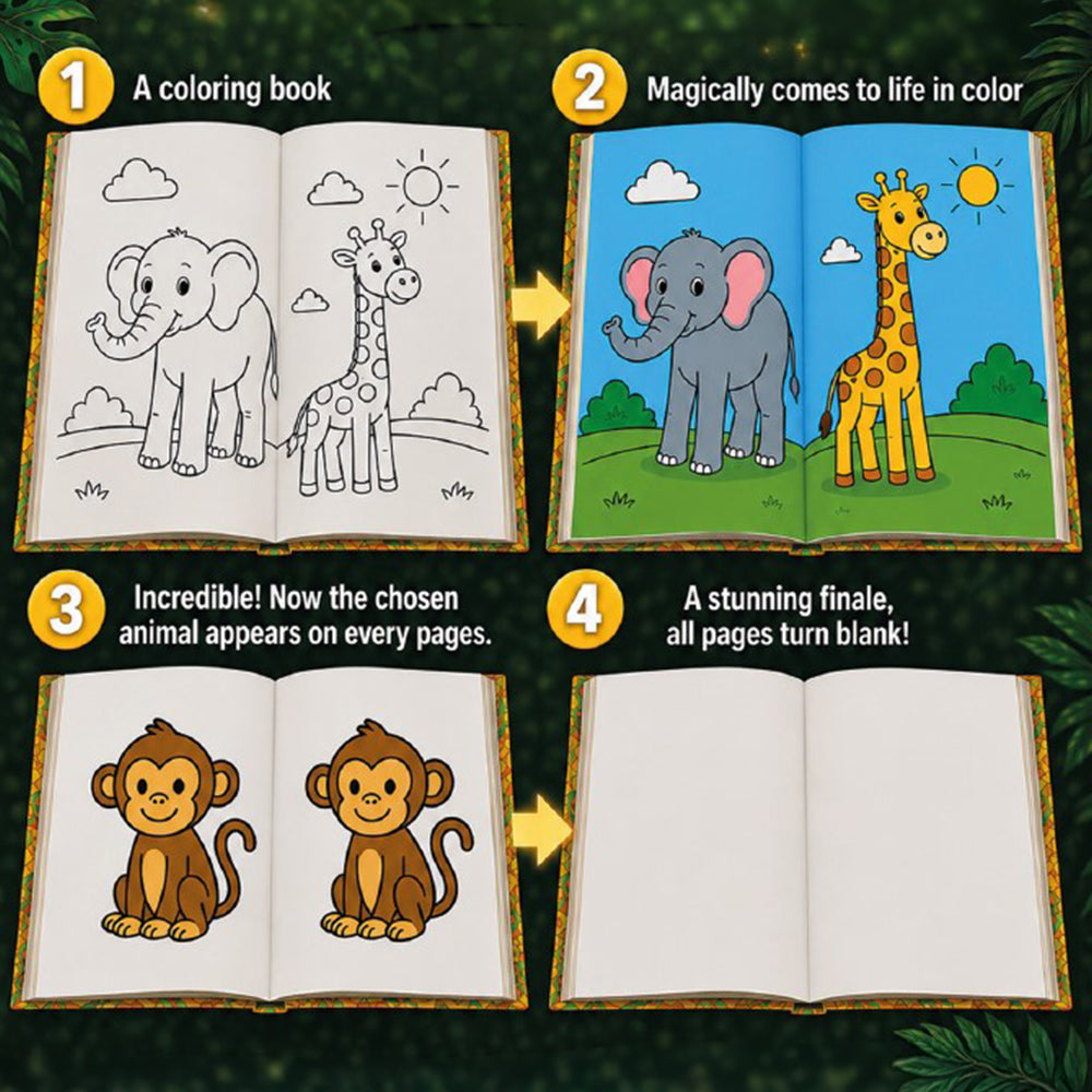Coloring Book Evolution - Livre Edition Safari